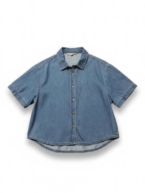 Jane and Delancey Tops - Jane & Delancey Denim Button-Up Top – Small
